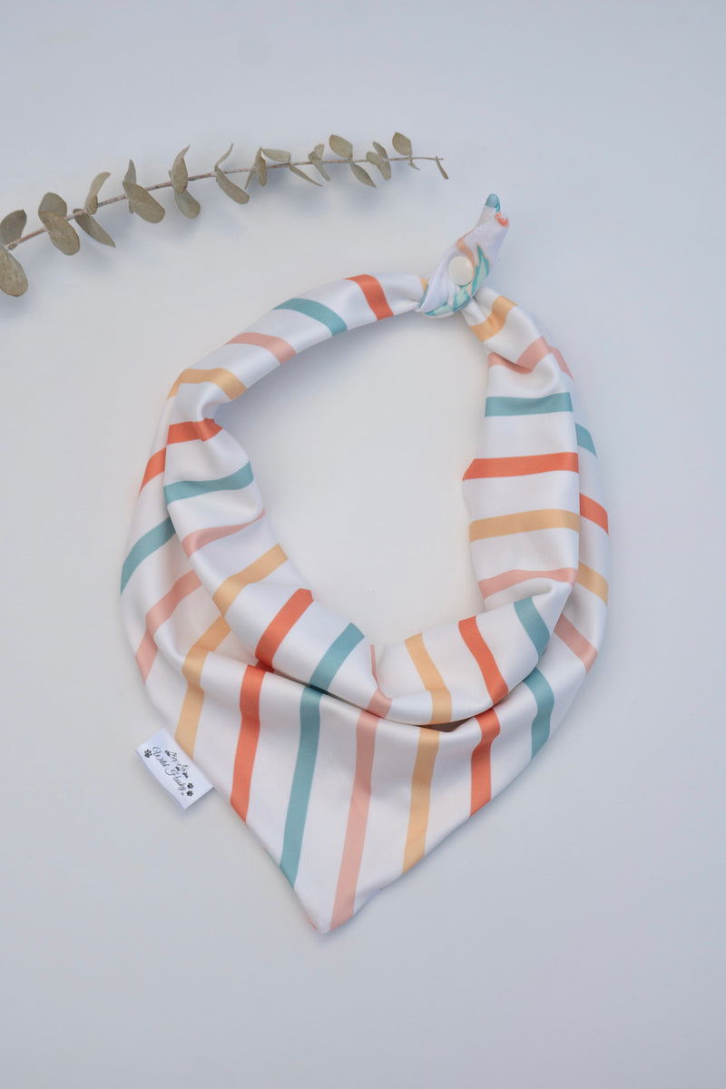 Summer Fun & Stripes | Cooling & Swim Dog Bandana 