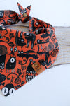 Monsters on Orange | Dog bandana